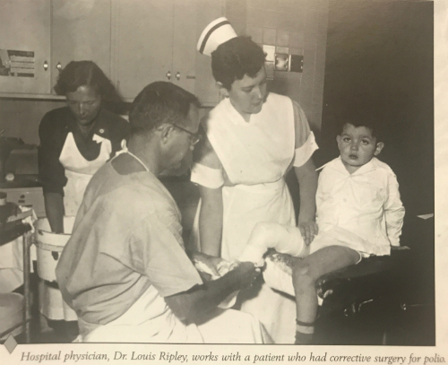 polio child